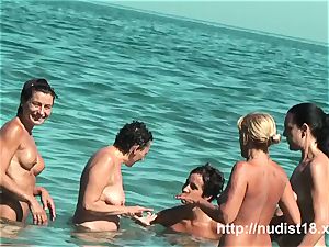 nude beach spycam film spectacular donk ladies naturist beach